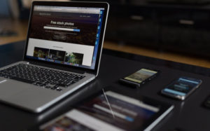 Iphone Ipad Macbook on a table